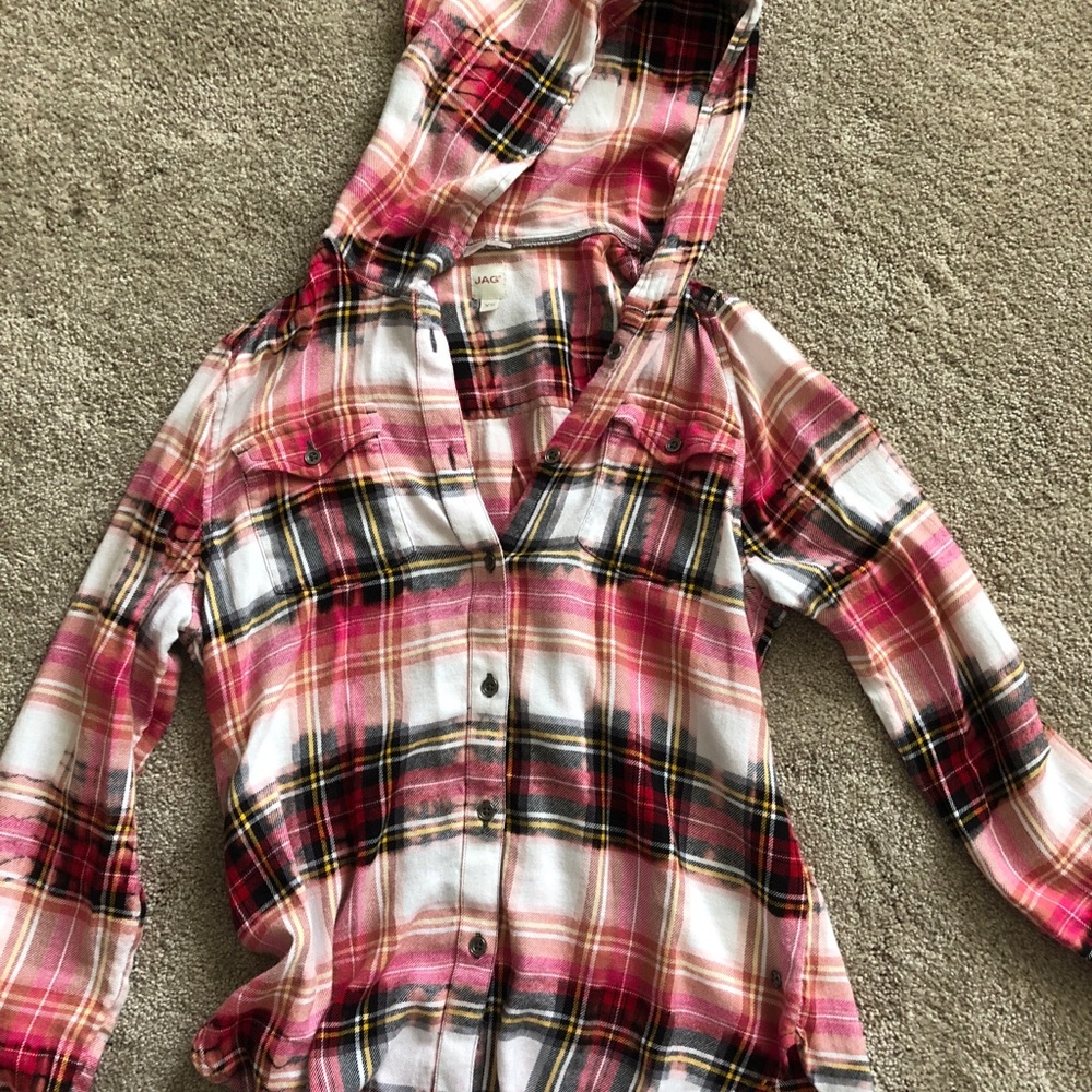 Hooded flannel
